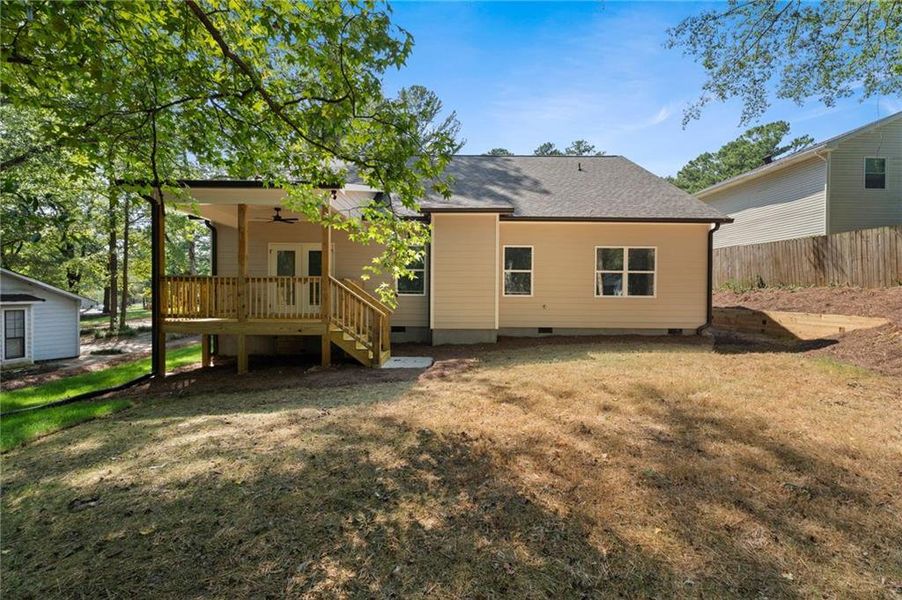 Exterior details and patio area of a home in , Jonesboro (Image 3).