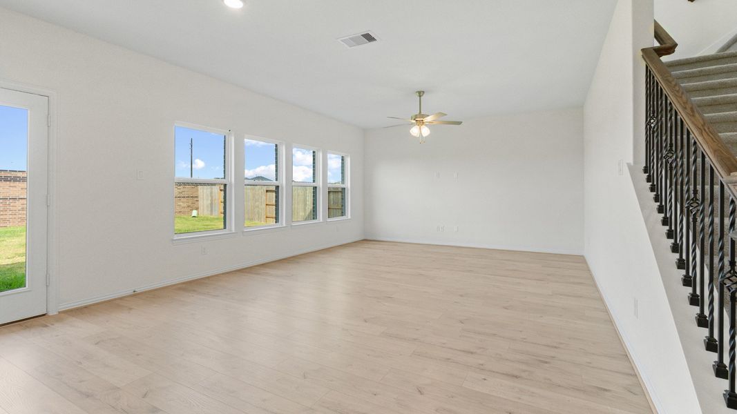 Representative furnished interior of a home built from the Maui by Brightland Homes in Bridgeland Creekland Village, Cypress (Image 7).