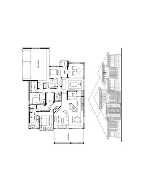 2D floor plan layout of this home in , Bertram, TX (Image 4).