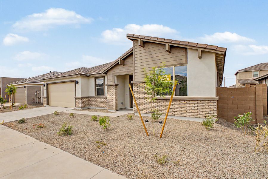 Exterior details and patio area of a home in Miravida, Surprise (Image 1). Exterior details and patio area of a home in Miravida, Surprise (Image 1).