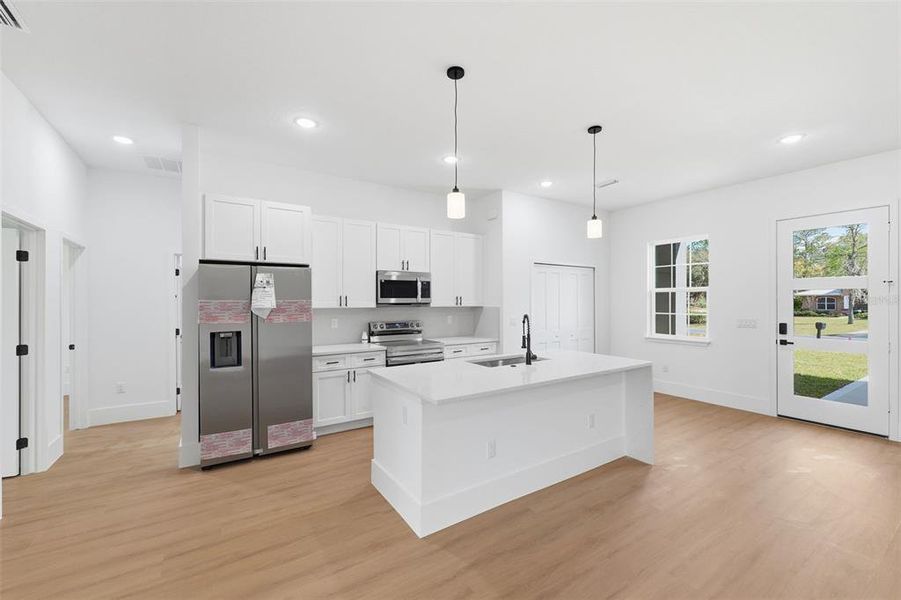 Furnished interior view inside a new home in , Citrus Springs (Image 6).