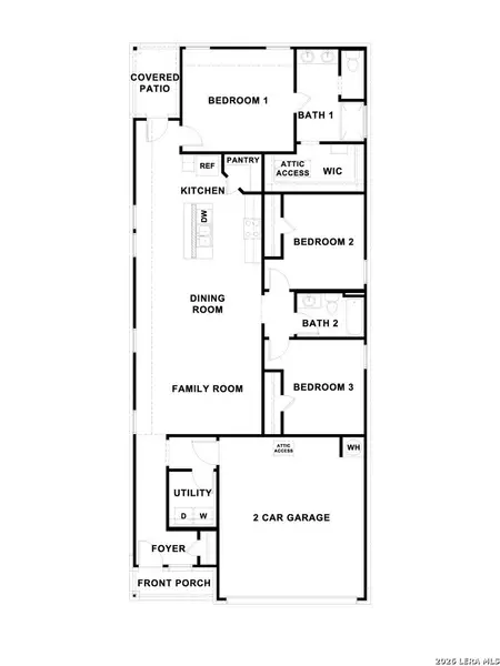 2D floor plan layout of this home in Mayfair, New Braunfels, TX (Image 2). 2D floor plan layout of this home in Mayfair, New Braunfels, TX (Image 2).