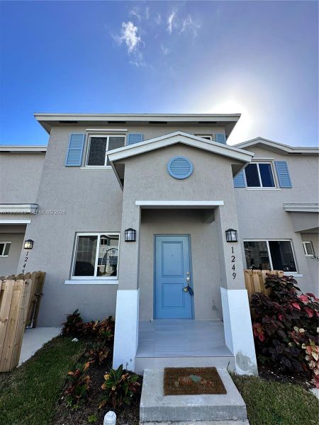 Exterior details and patio area of a home in , Florida City (Image 2). Exterior details and patio area of a home in , Florida City (Image 2).