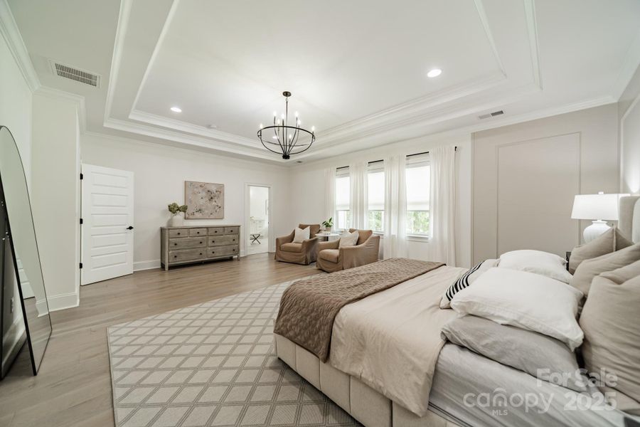 Furnished interior view inside a new home in , Waxhaw (Image 35).