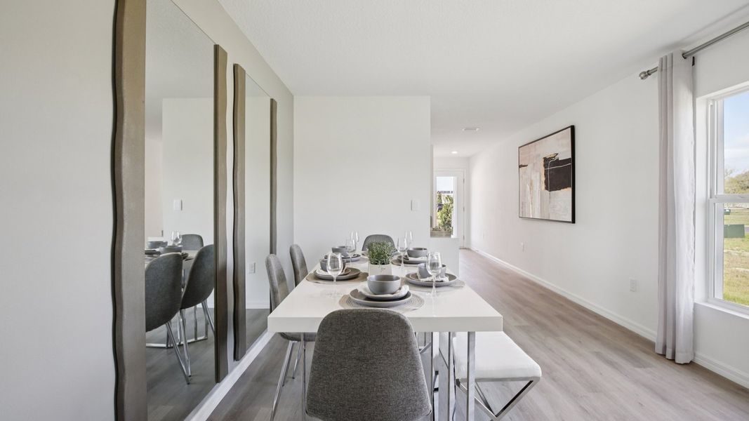 Furnished interior view inside a new home in Berry Bay, Wimauma (Image 10).