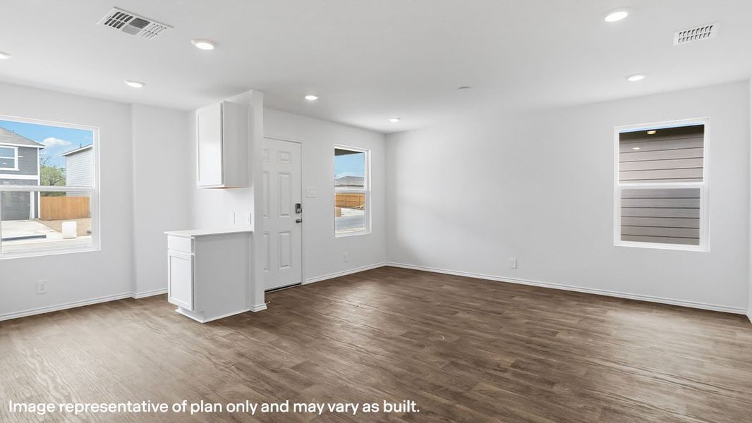 Representative unfurnished interior of a home built from the The Blake by D.R. Horton in Sonora, San Antonio (Image 11).