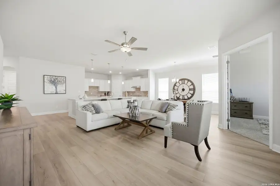 Furnished interior view inside a new home in The Parklands, Schertz (Image 31).