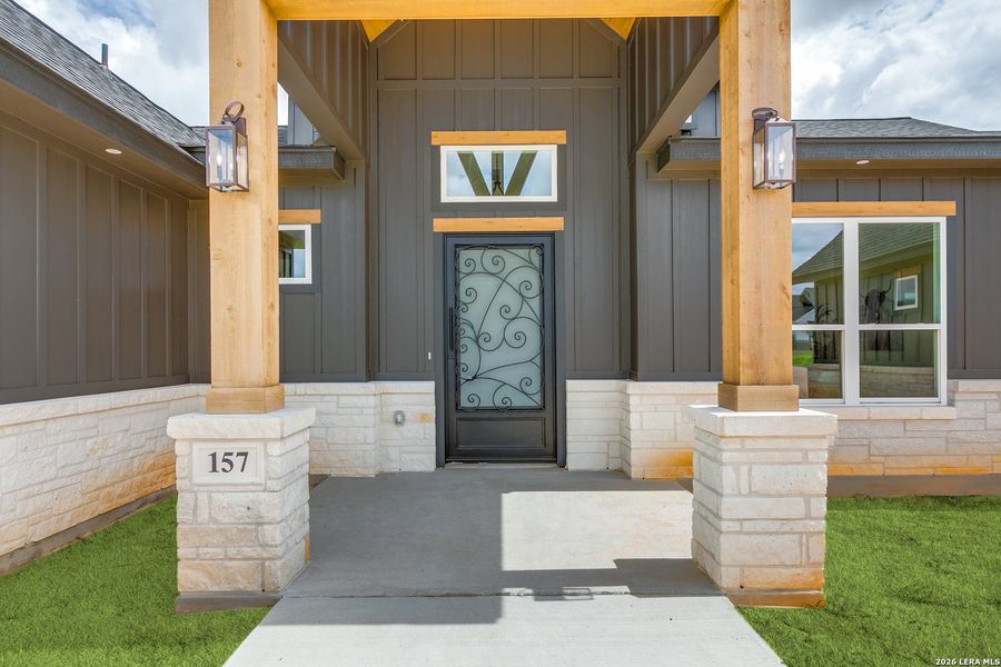 Exterior details and patio area of a home in , La Vernia (Image 3). Exterior details and patio area of a home in , La Vernia (Image 3).