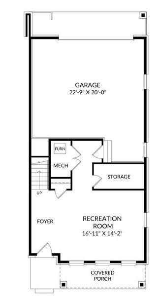 2D floor plan layout for the The Cartright by Stanley Martin Homes in Marshes at Daniel Island Townhomes, Charleston, SC (Image 1). 2D floor plan layout for the The Cartright by Stanley Martin Homes in Marshes at Daniel Island Townhomes, Charleston, SC (Image 1).