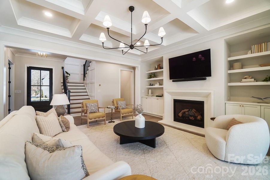 Furnished interior view inside a new home in , Weddington (Image 15).