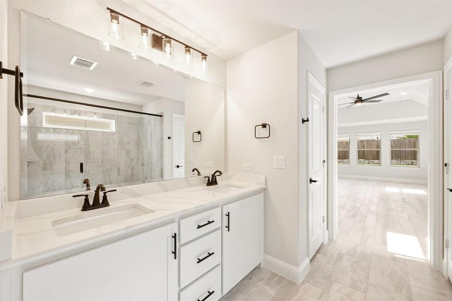 Furnished interior view inside a new home in Devonshire, Forney (Image 11).