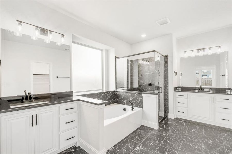Furnished interior view inside a new home in Maplewood, Glenn Heights (Image 8). Furnished interior view inside a new home in Maplewood, Glenn Heights (Image 8).