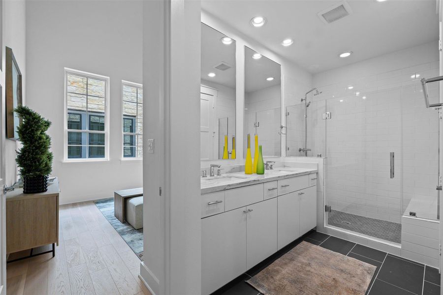 Furnished interior view inside a new home in , Round Rock (Image 27). Furnished interior view inside a new home in , Round Rock (Image 27).