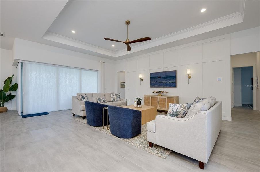 Furnished interior view inside a new home in , Englewood (Image 6).