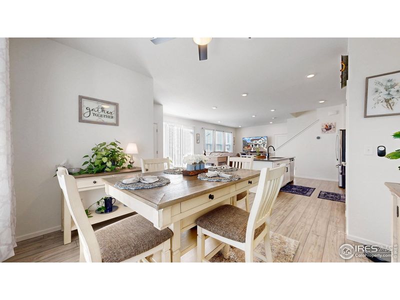 Furnished interior view inside a new home in , Commerce City (Image 15).