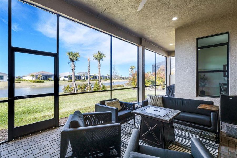 Exterior details and patio area of a home in Artistry Sarasota, Sarasota (Image 25).