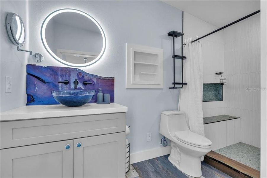 Furnished interior view inside a new home in , North Fort Myers (Image 11).