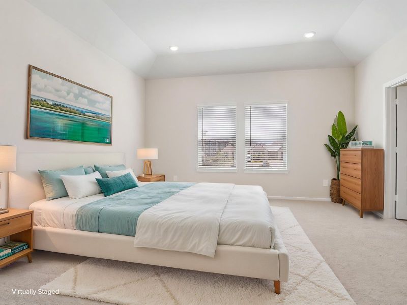 Furnished interior view inside a new home in Parkway Commons - City Series, Missouri City (Image 6).