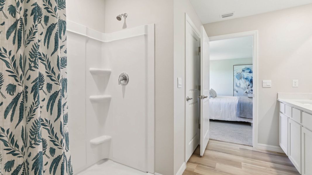 Furnished interior view inside a new home in Emerson Pointe, Ocala (Image 15).