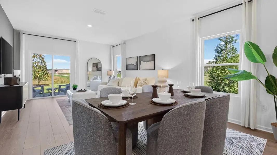 Furnished interior view inside a new home in Copes Landing, Jacksonville (Image 10).