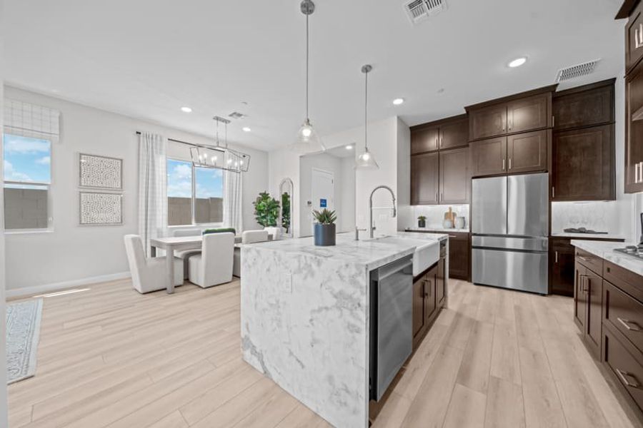 Representative furnished interior of a home built from the Cielo by Landsea Homes in Mira Vista at Victory, Buckeye (Image 15).