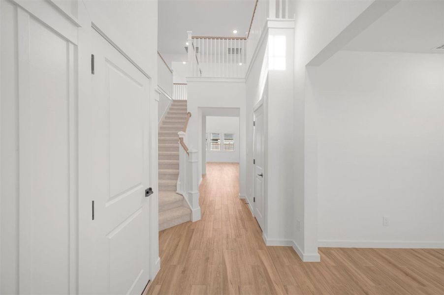 Inviting foyer