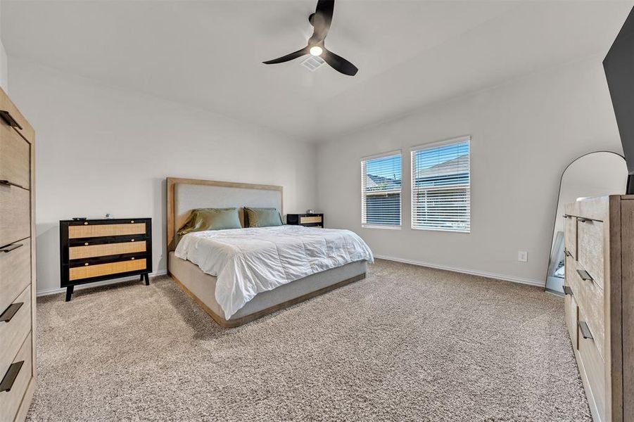 Furnished interior view inside a new home in Briarwood Hills - Highland Series, Forney (Image 25). Furnished interior view inside a new home in Briarwood Hills - Highland Series, Forney (Image 25).