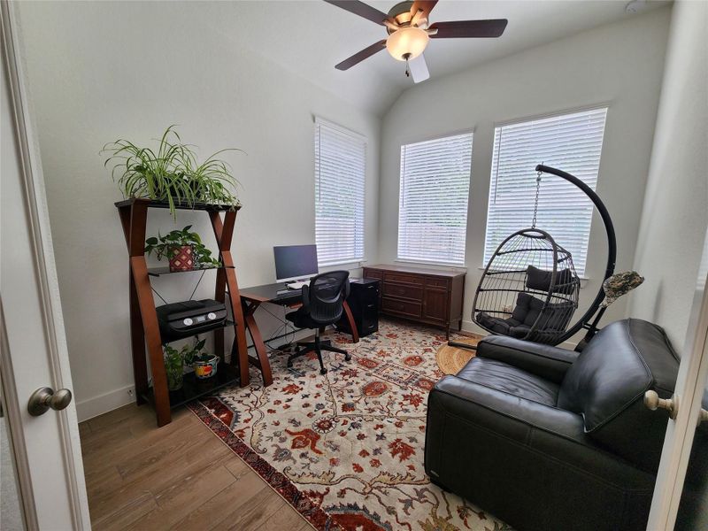Furnished interior view inside a new home in The Woodlands Hills, Willis (Image 17).