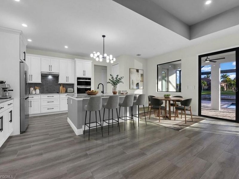Furnished interior view inside a new home in , Cape Coral (Image 6).