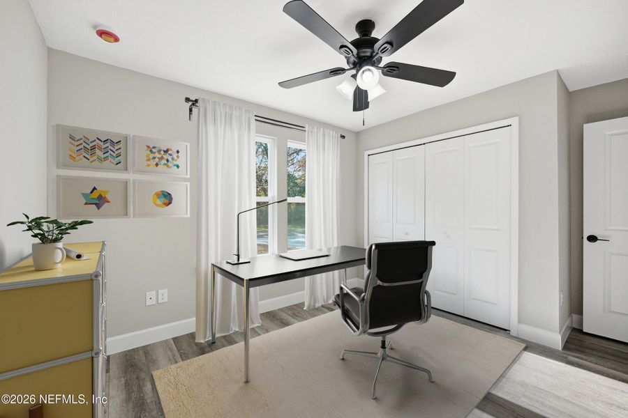 Furnished interior view inside a new home in , Jacksonville (Image 11).
