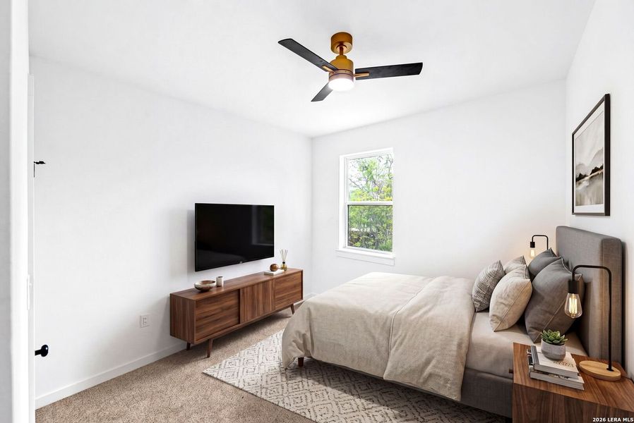 Furnished interior view inside a new home in , San Antonio (Image 7).