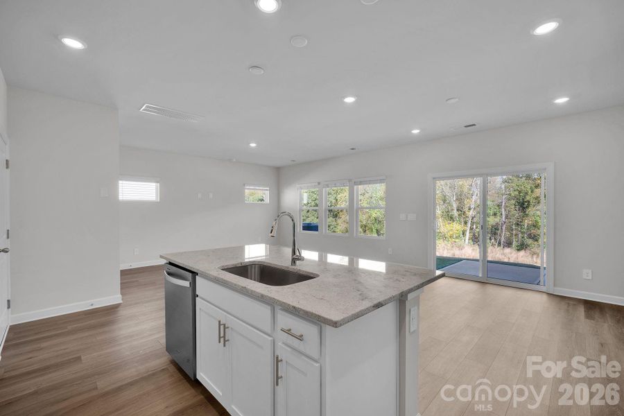 Furnished interior view inside a new home in Seattle Crossing, Shelby (Image 6).