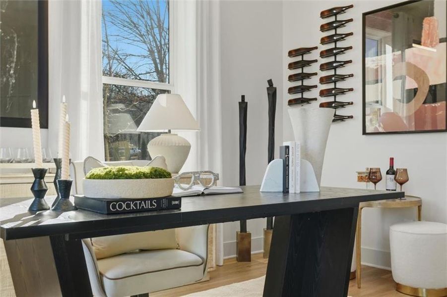 Furnished interior view inside a new home in The Eighteen, Atlanta (Image 28).