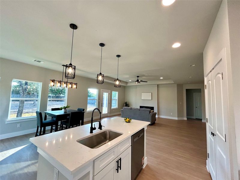 Furnished interior view inside a new home in , Bastrop (Image 5). Furnished interior view inside a new home in , Bastrop (Image 5).