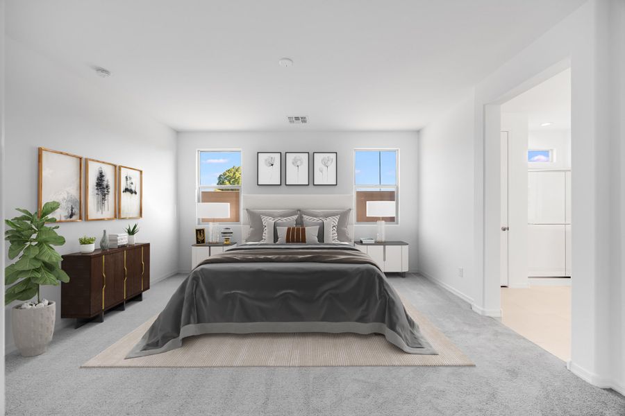 Representative furnished interior of a home built from the Sterling by Taylor Morrison in Stonehaven Encore Collection, Glendale (Image 6). Representative furnished interior of a home built from the Sterling by Taylor Morrison in Stonehaven Encore Collection, Glendale (Image 6).