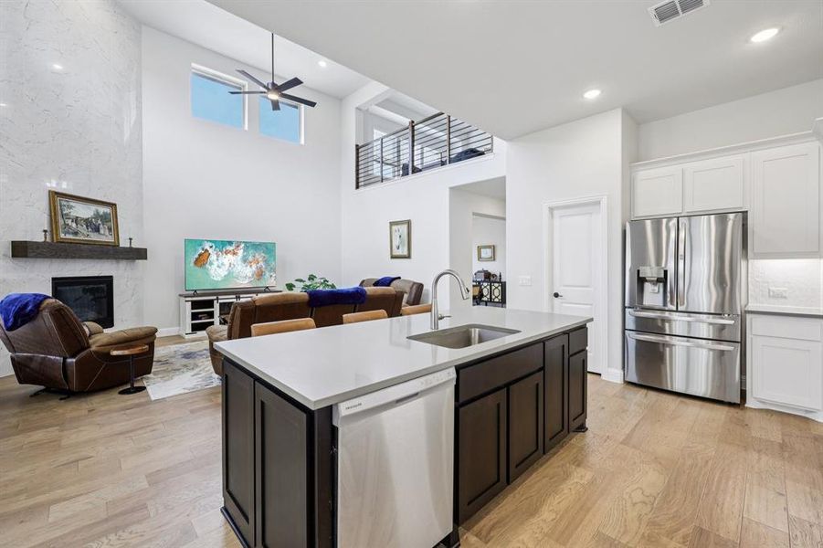 Furnished interior view inside a new home in Glenwood Meadows, Denton (Image 16).