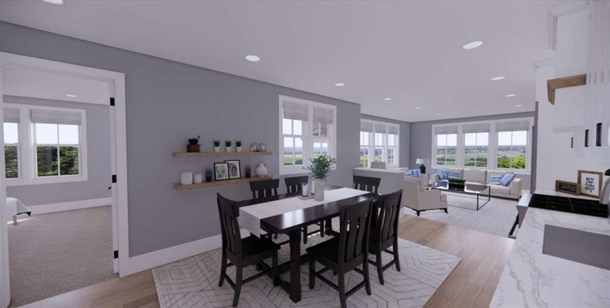 Furnished interior view inside a new home in , Carrollton (Image 17).