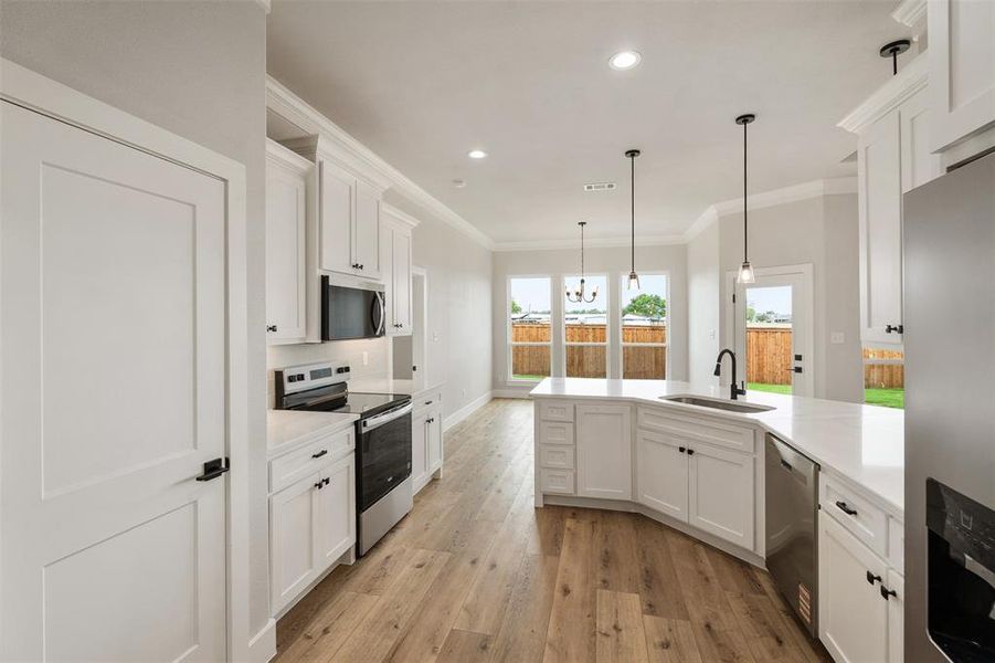 Furnished interior view inside a new home in , Mabank (Image 8).