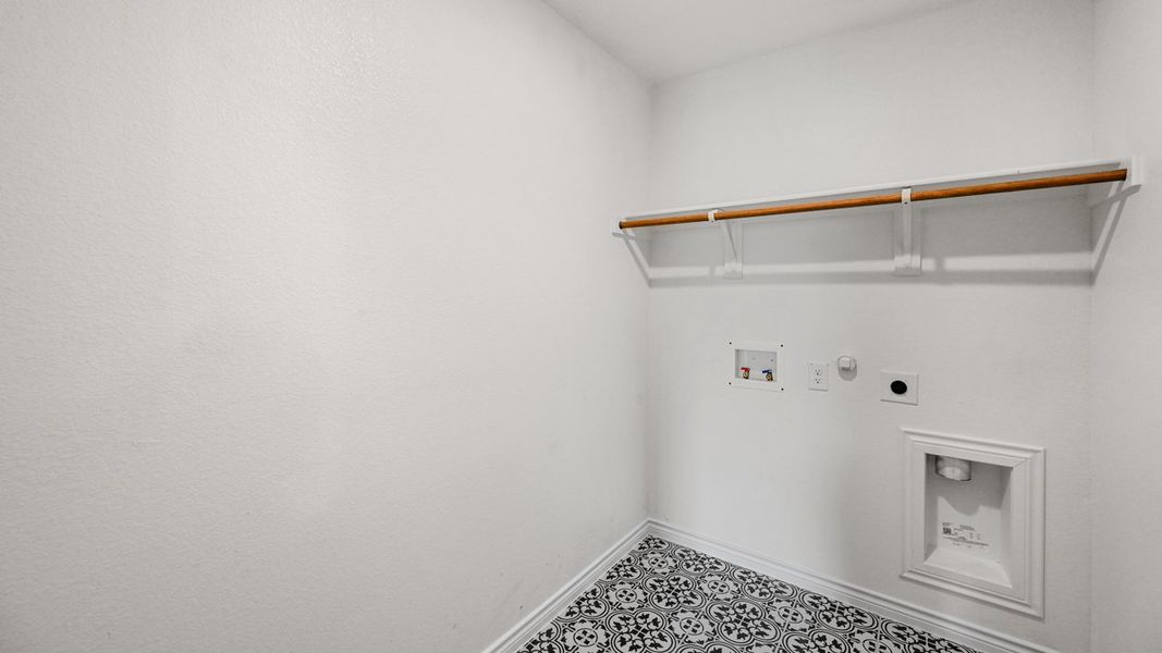 Representative unfurnished interior of a home built from the Brenham by D.R. Horton in Liberty Crossing, Royse City (Image 41). Representative unfurnished interior of a home built from the Brenham by D.R. Horton in Liberty Crossing, Royse City (Image 41).