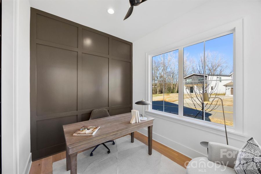 Furnished interior view inside a new home in , Charlotte (Image 13).