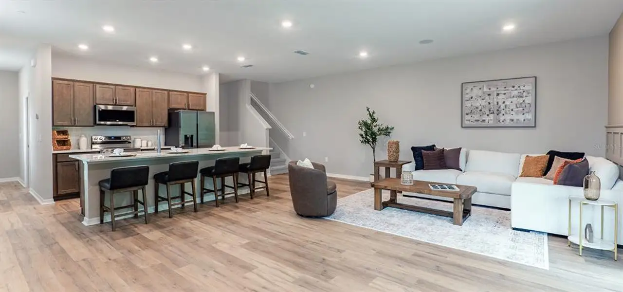 Furnished interior view inside a new home in , St. Cloud (Image 8).