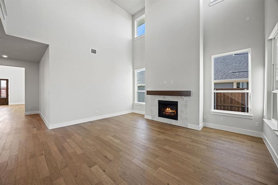 Spacious, unfurnished interior of a new home in The Heights at Uptown Celina, Celina (Image 12). Spacious, unfurnished interior of a new home in The Heights at Uptown Celina, Celina (Image 12).
