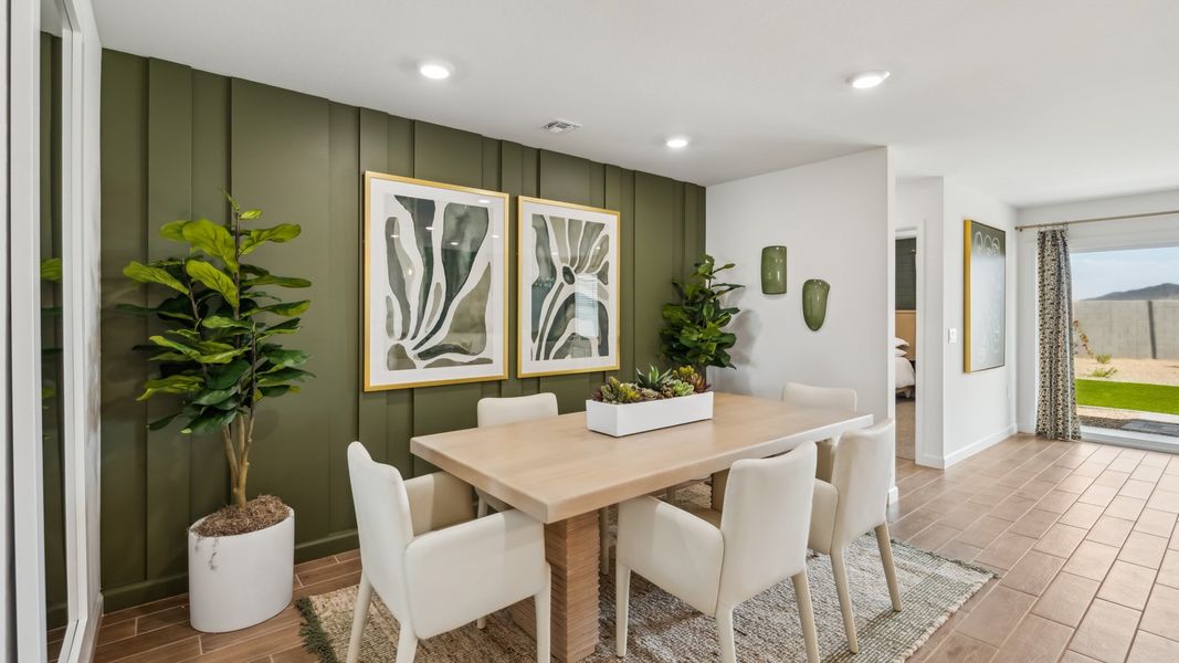 Furnished interior view inside a new home in Remington, Buckeye (Image 10).