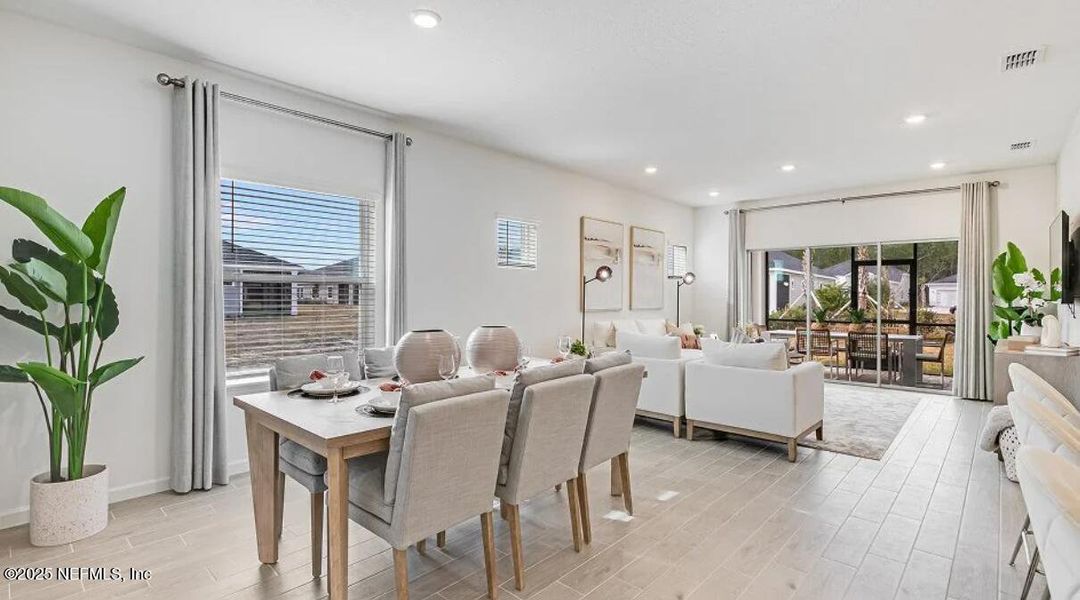 Furnished interior view inside a new home in , St. Augustine (Image 11).