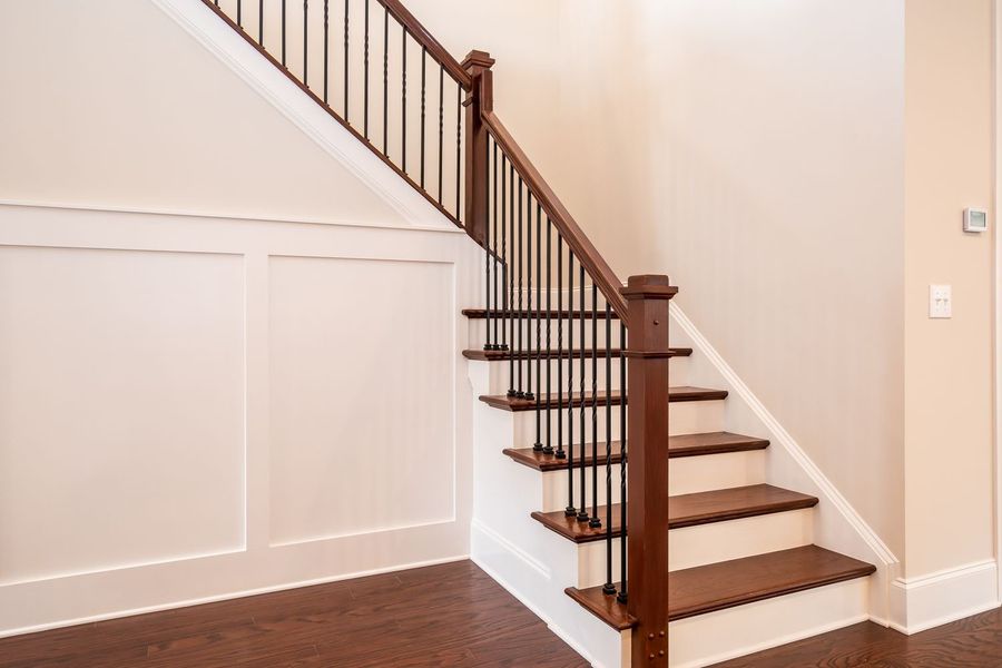 Representative unfurnished interior of a home built from the St Andrews with 3rd Floor Retreat by Greybrook Homes in Edmunds Farm, Clover (Image 37).