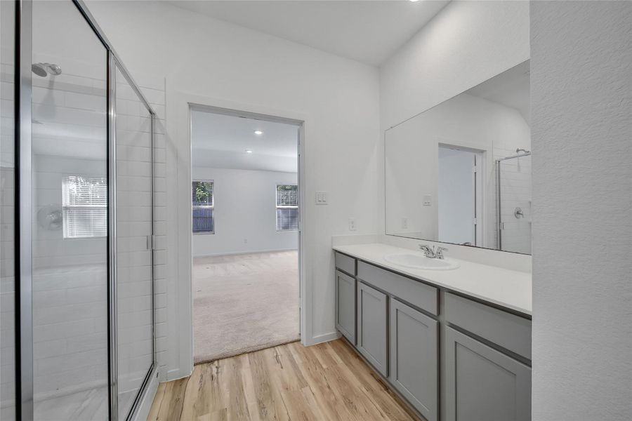 Furnished interior view inside a new home in The Highlands: Richmond Collections, Porter (Image 5).