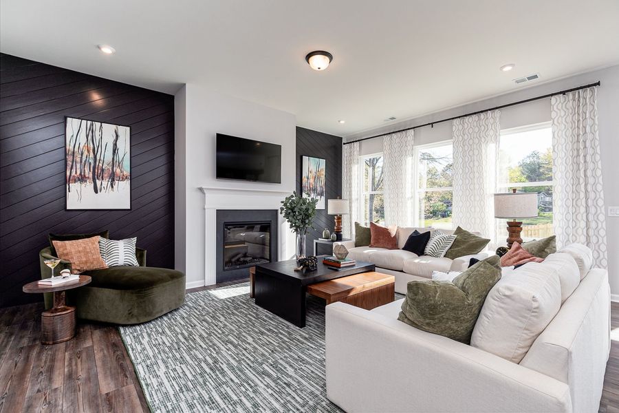 Furnished interior view inside a new home in Madison at Buice Lake, Acworth (Image 13).