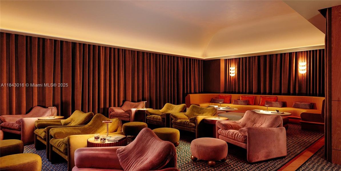 Furnished interior view inside a new home in , Miami (Image 13).