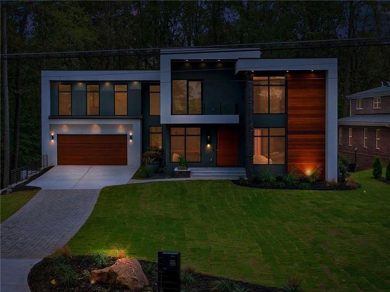 Exterior details and patio area of a home in , Atlanta (Image 34). Exterior details and patio area of a home in , Atlanta (Image 34).