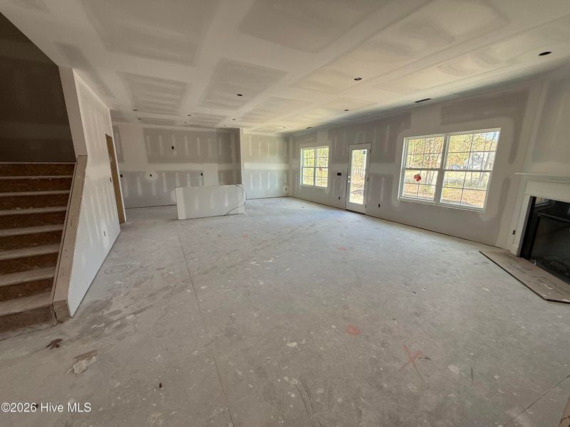 In-progress construction of a new home in Wood Creek, Leland, NC (Image 31). In-progress construction of a new home in Wood Creek, Leland, NC (Image 31).